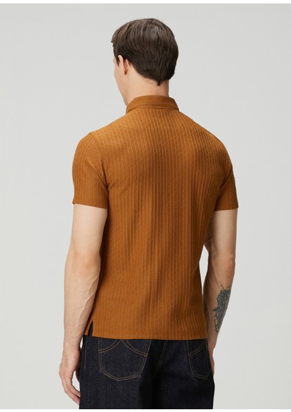 Regular Fit Taba Polo Triko fırsatları