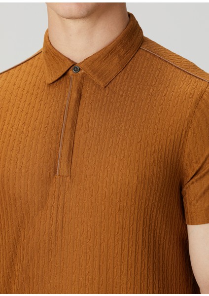 Regular Fit Taba Polo Triko indirimleri