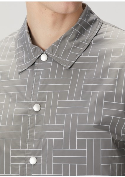 Weave Gri Desenli Mont indirimleri