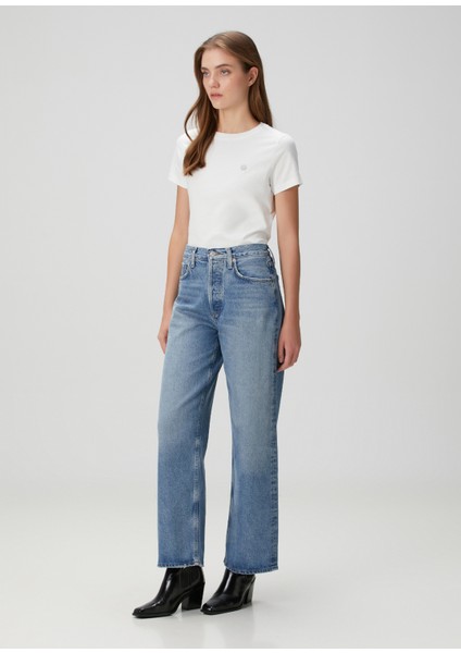 Low Slung Baggy Mavi Jean Pantolon fiyatları