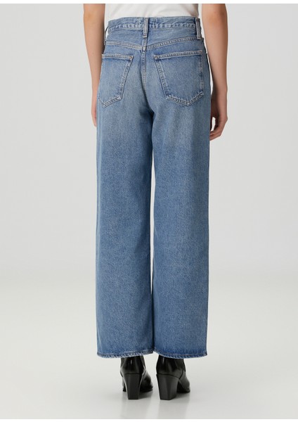 Low Slung Baggy Mavi Jean Pantolon indirimleri