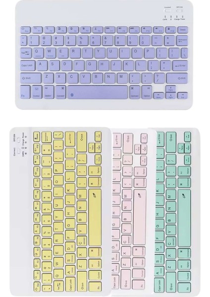 Bluetooh Wıreless Keyboard Siyah Q Klavye Ios Ipad Android Windows Uyumlu