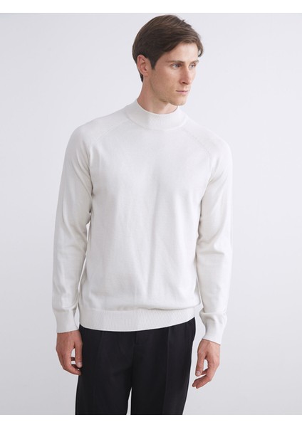 Yeni Sezon Yarım Balıkçı Yaka Uzun Kollu Erkek Triko Kazak