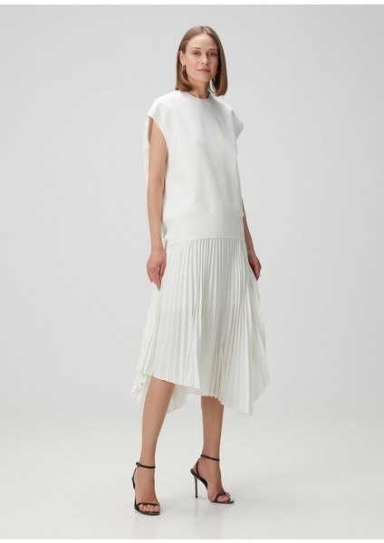 Leia Harley 2 In 1 Beyaz Midi Elbise fiyatları
