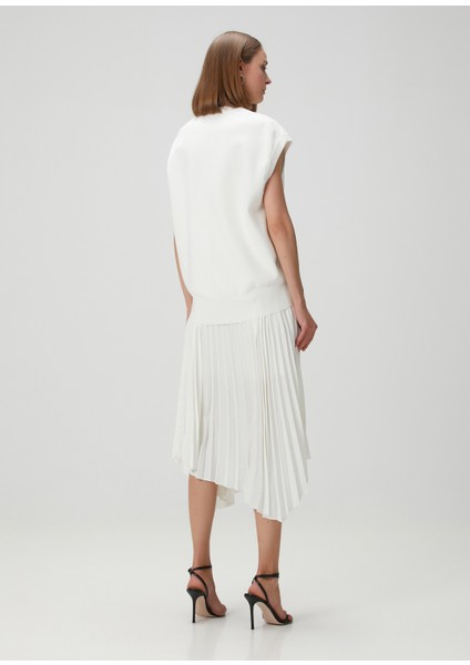 Leia Harley 2 In 1 Beyaz Midi Elbise fırsatları