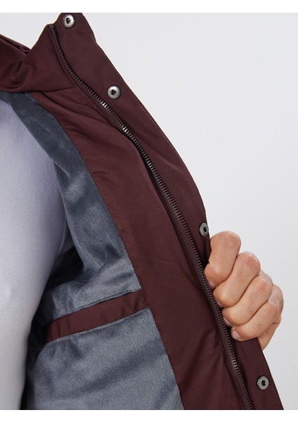 Yeni Sezon Standart Kalıp Dik Yaka Erkek Şişme Mont fırsatları