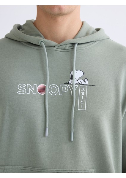 Yeni Sezon Uzun Kollu Snoopy Baskılı Erkek Hoodie modelleri