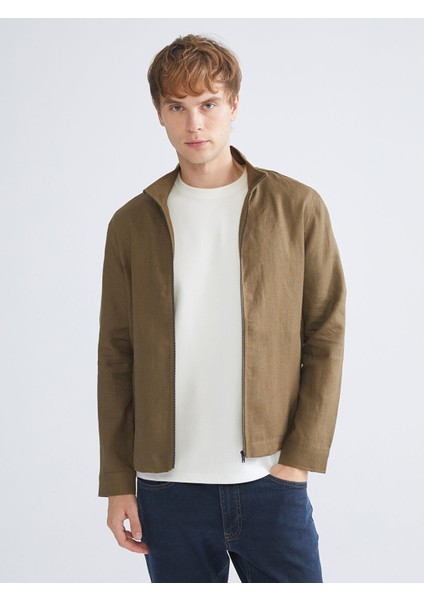 Yeni Sezon Dik Yaka Uzun Kollu Erkek Mont