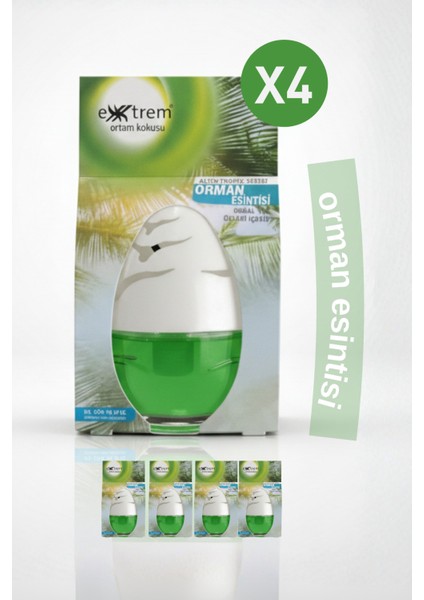 4 Adet Orman Esintisi Ortam Kokusu 100 ml x 4 Adet