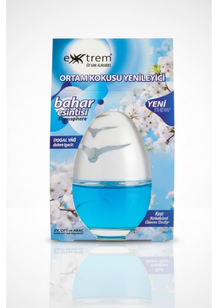 Bahar Esintisi Küre Oda Kokusu - 60 Gün Taze Çiçeksi Ferah Koku, Dekoratif Küre 100 ml