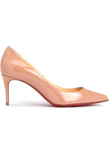Kate Nude Deri Topuklu Ayakkabı