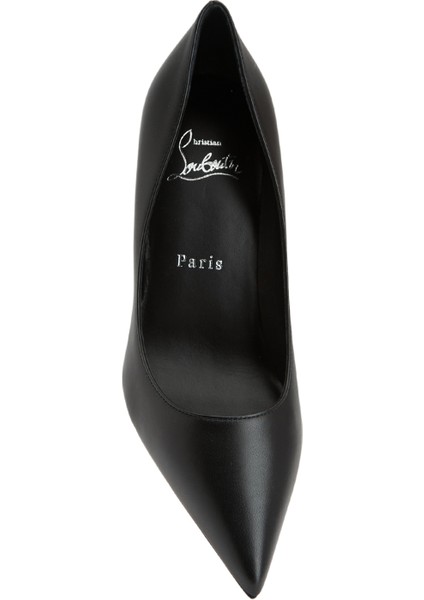 Miss Z Siyah Deri Topuklu Ayakkabı fırsatları