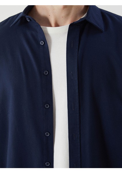 Yeni Sezon Slim Fit Uzun Kollu Gabardin Erkek Gömlek modelleri