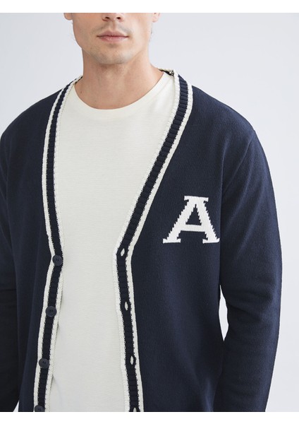 Yeni Sezon Standart Kalıp V Yaka Erkek Triko Hırka modelleri