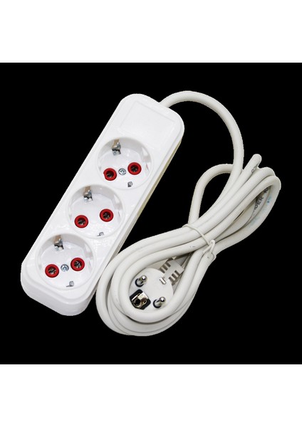 3lü 5mt Uzatma Kablo Grup Priz (4887)
