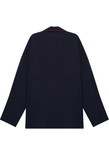 Indigo Lacivert Ekstra Yumuşak Viskon Biyeli Erkek Pijama Takımı fiyatları