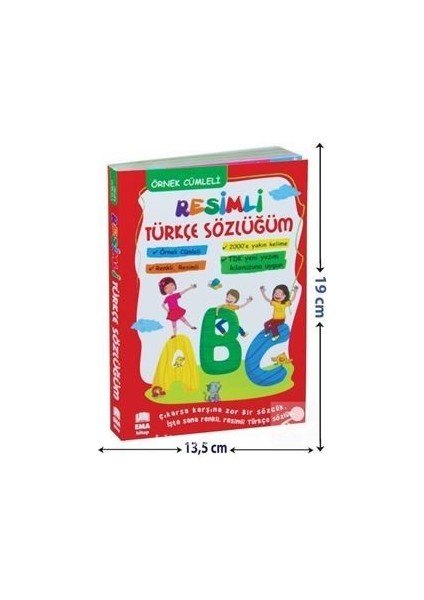 Renkli Resimli Türkçe Sözlüğüm Tdk Uyumlu (Örnek Cümleli)
