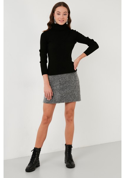 Fitilli Regular Fit Balıkçı Yaka Soft Akrilik 2'li Paket Kazak Bayan Kazak 4614102S2 fırsatları