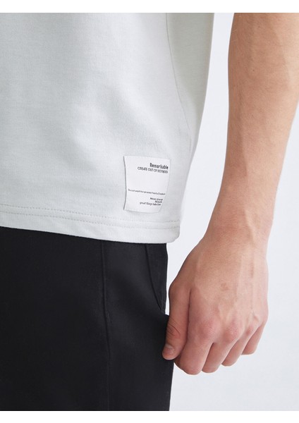 Yeni Sezon Bisiklet Yaka Kısa Kollu Erkek Sweatshirt fırsatları
