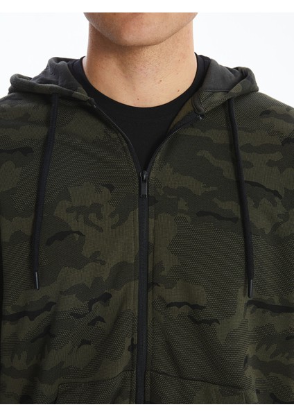 Yeni Sezon Kapüşonlu Uzun Kollu Erkek Fermuarlı Sweatshirt modelleri
