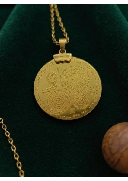 Yeni Çoklu Dua Kolye – Çelik Altın Kaplama, Manevi Koruyucu Takı fiyatları