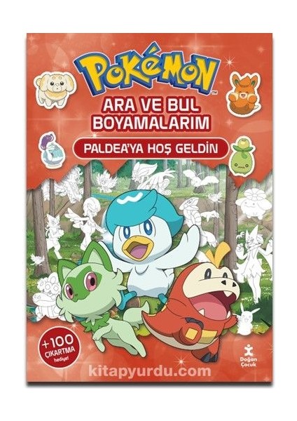Pokémon - Ara ve Bul Boyamalarım - Paldea’ya Hoş Geldin
