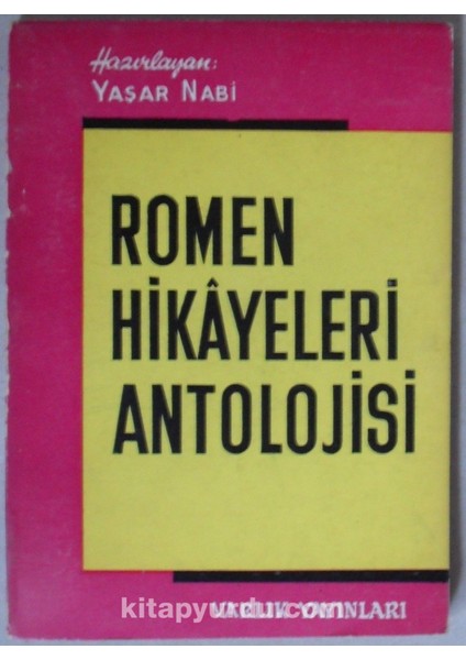 Romen Hikayeleri Antolojisi (Kod:3-E-24)
