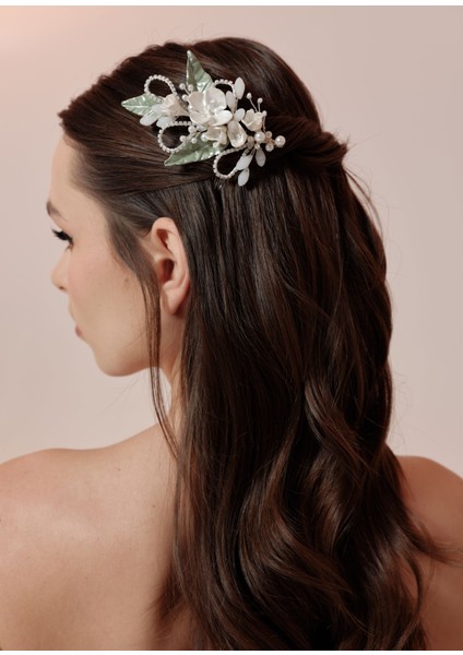 Brialis Incili ve Kristal Taşlı Duvak Aksesuarı modelleri