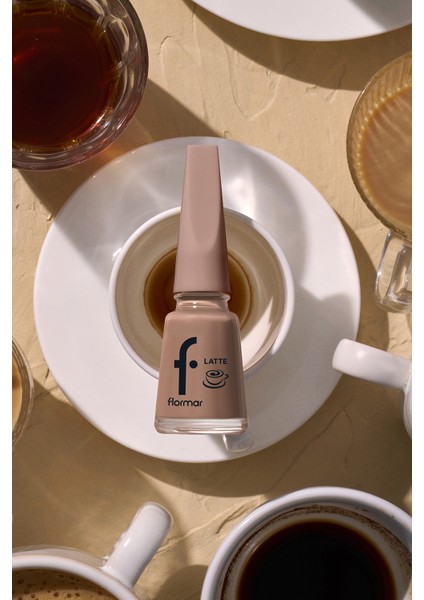 Latte Nail Enamel Yüksek Pigmentli & Parlak Bitişli Oje (Silky Espresso) 8682536104593 modelleri