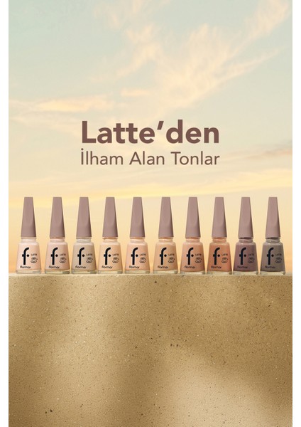Latte Nail Enamel Yüksek Pigmentli & Parlak Bitişli Oje (Silky Espresso) 8682536104593 fırsatları