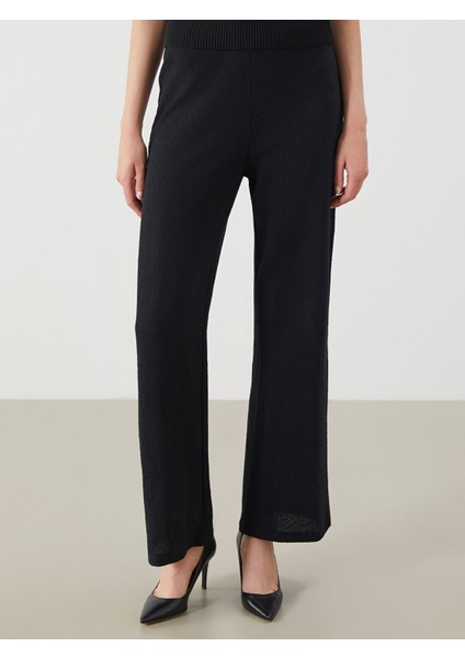 Yeni Sezon Beli Lastikli Dokulu Kadın Pantolon fiyatları