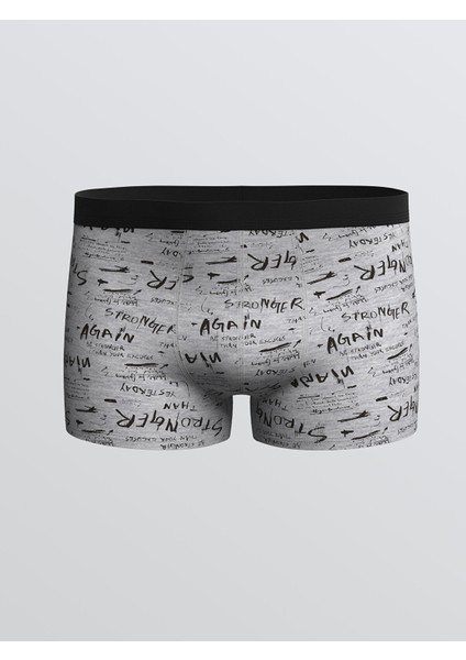 Yeni Sezon Standart Kalıp Pamuklu Esnek Erkek Boxer 3'lü modelleri