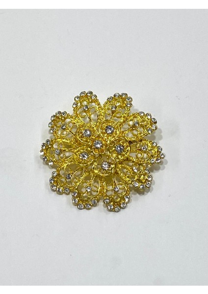 Taşlı Broş / Arkası Iğneli Yaka Broşu