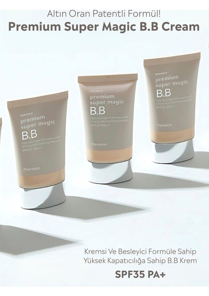 Premium Super Magic SPF35 Pa++ Bb Krem 45 ml indirimleri