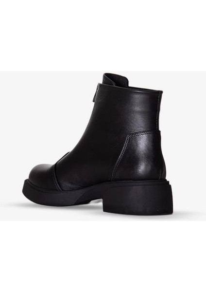 217551115-1 Zenne Kadın Bot Siyah Napa Deri fiyatları