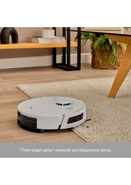 Alex Laser Power 1289H Otomatik Boşaltım Sistemli Yeni Nesil Moplu 5 KPA Robot Süpürge Beyaz fiyatları