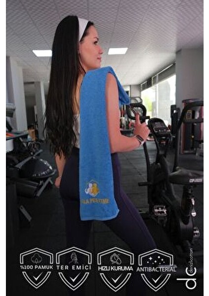 Nakışlı Sporcu Havlusu Pamuklu, Anti Bakteriyel, Ter Emici Fitness Plates Boks Tenis Spor Havlusu fiyatları