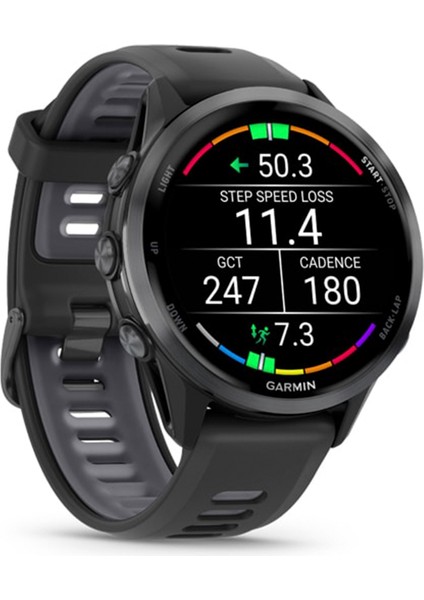 Forerunner 970 Karbon Gri Dlc Titanyum Siyah Gri Silikon Kayışlı Akıllı Saat modelleri