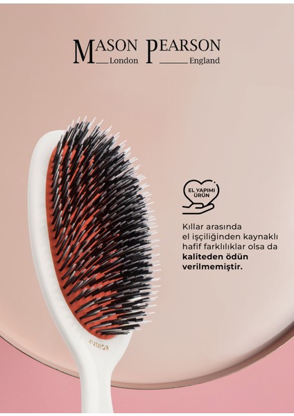 Junior Bristle Nylon Bn2 Ivory Saç Fırçası fiyatları