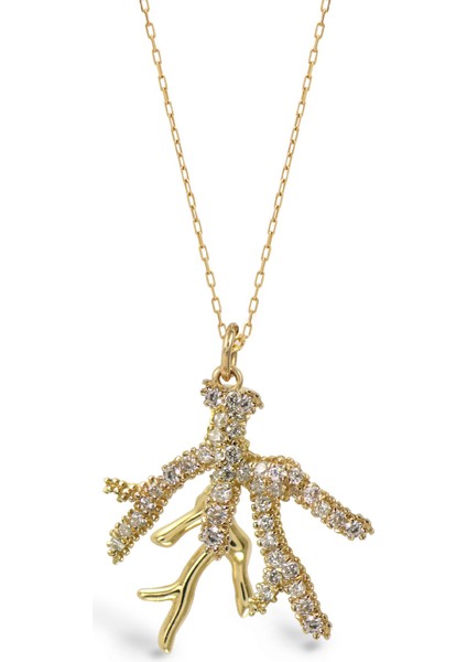 Coral Reef Diamond 14 Ayar Kadın Pırlanta Kolye