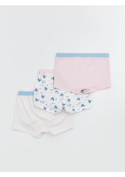 Yeni Sezon Stitch ve Angel Baskılı Kız Çocuk Boxer 3'lü fiyatları