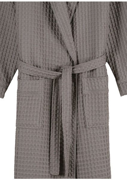 Aura Waffle Gri Kadın Bornoz modelleri