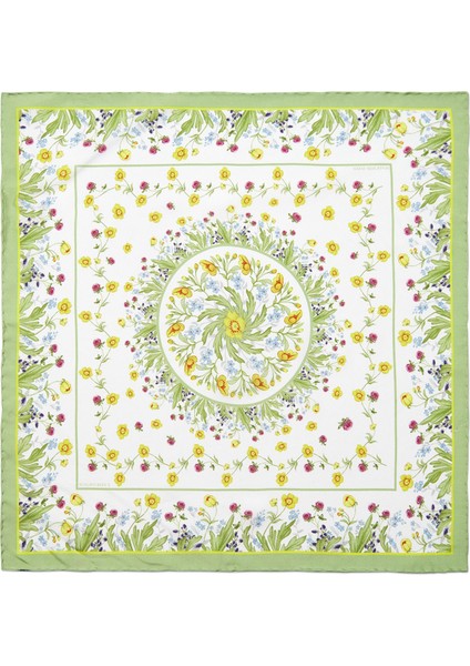 Highgrove Wildflower Border Ipek Kadın Mini Eşarp