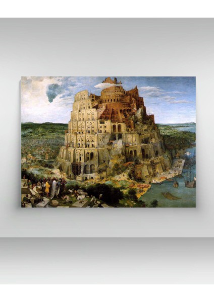 Pieter Bruegel The Elder - The Tower Of Babil - Ahşap Mdf Tablo fiyatları