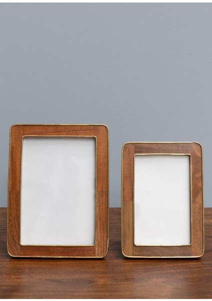 Pedra Ahşap Kahverengi Fotoğraf Çerçevesi fırsatları