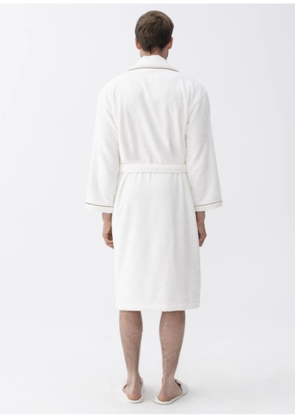 Pansy Pima Beyaz Pamuklu Unisex Bornoz fiyatları