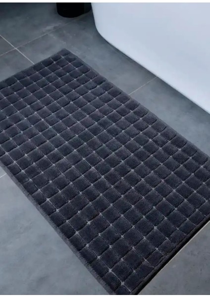 Sophie Antrasit Pamuklu Banyo Paspası 60 x 100 cm fırsatları