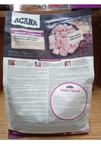 Kitten First Feast Tavuklu ve Ringa Balıklı Yavru Kedi Maması 1.8 kg fiyatları