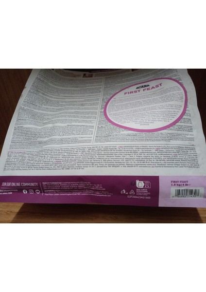 Kitten First Feast Tavuklu ve Ringa Balıklı Yavru Kedi Maması 1.8 kg fırsatları