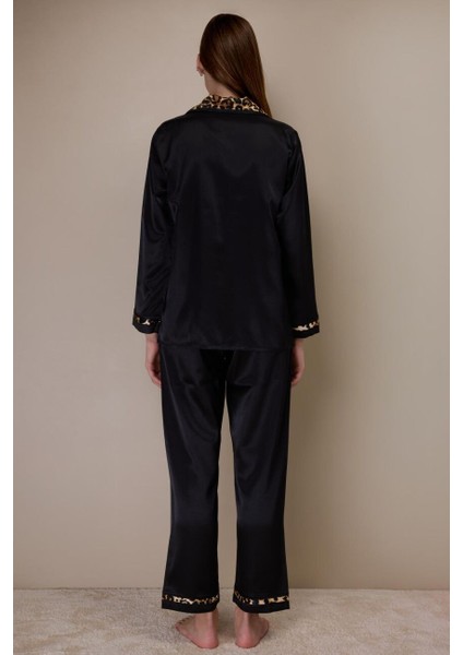 3966 Siyah Saten Pijama Takımı fiyatları